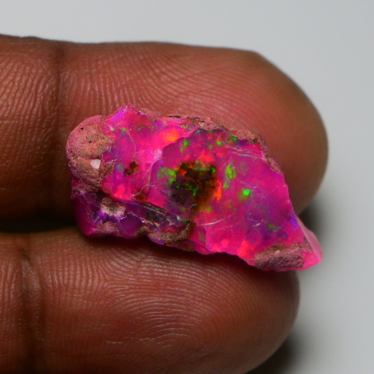 Rare Pink Opal 9.00 Carats | Natural Pink Ethiopian Opal Rough - Ready for Cutting & Jewelry!
