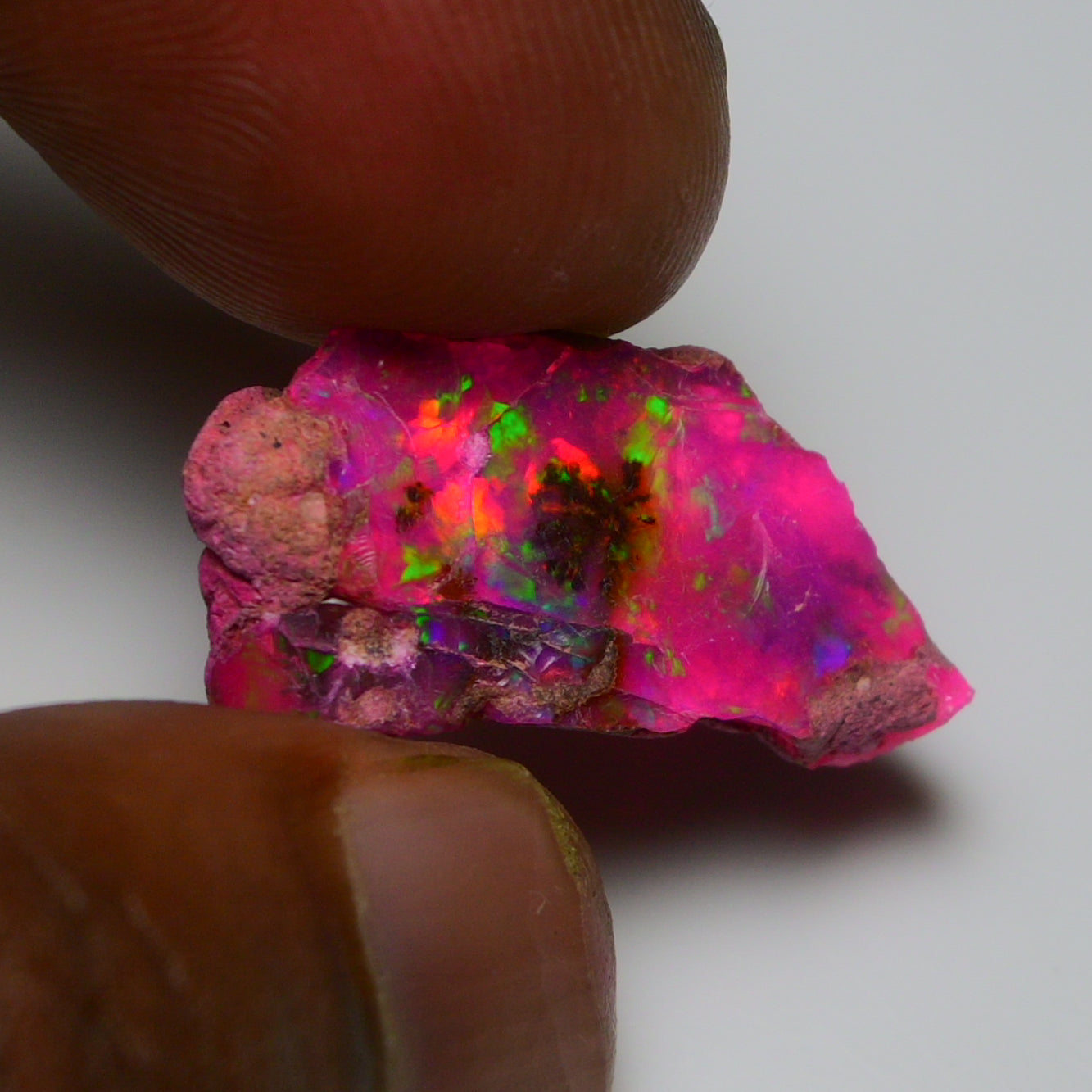 Rare Pink Opal 9.00 Carats | Natural Pink Ethiopian Opal Rough - Ready for Cutting & Jewelry!