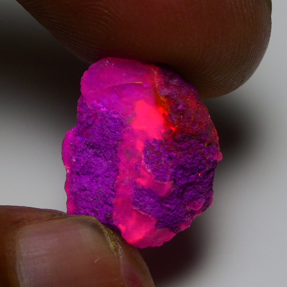 Rare Pink Opal 7.70 Carats | Natural Pink Ethiopian Opal Rough - Ready for Cutting & Jewelry!