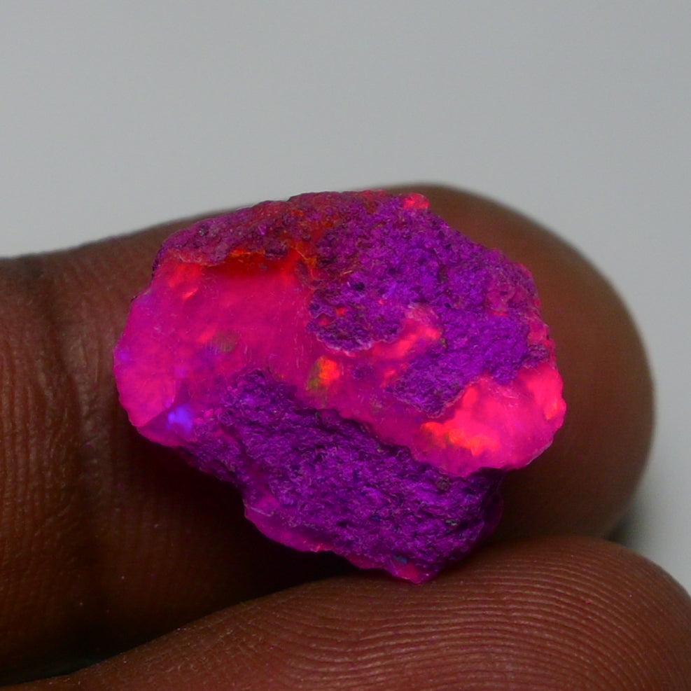 Rare Pink Opal 7.70 Carats | Natural Pink Ethiopian Opal Rough - Ready for Cutting & Jewelry!