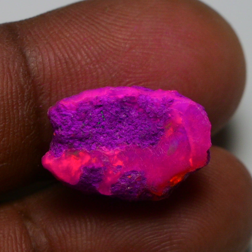 Rare Pink Opal 7.70 Carats | Natural Pink Ethiopian Opal Rough - Ready for Cutting & Jewelry!