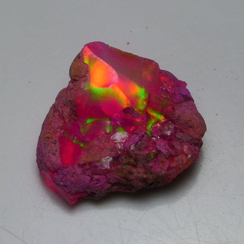 Rare Pink Opal 8.20 Carats | Natural Pink Ethiopian Opal Rough - Ready for Cutting & Jewelry!