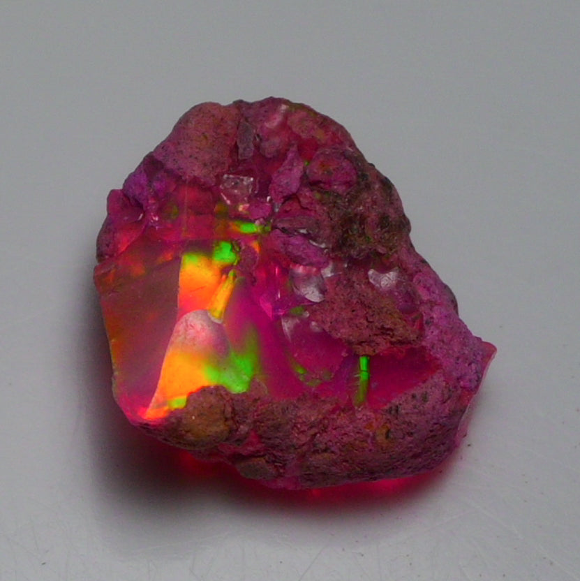 Rare Pink Opal 8.20 Carats | Natural Pink Ethiopian Opal Rough - Ready for Cutting & Jewelry!