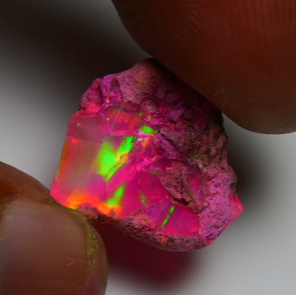 Rare Pink Opal 8.20 Carats | Natural Pink Ethiopian Opal Rough - Ready for Cutting & Jewelry!