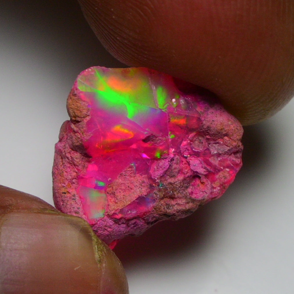 Rare Pink Opal 8.20 Carats | Natural Pink Ethiopian Opal Rough - Ready for Cutting & Jewelry!