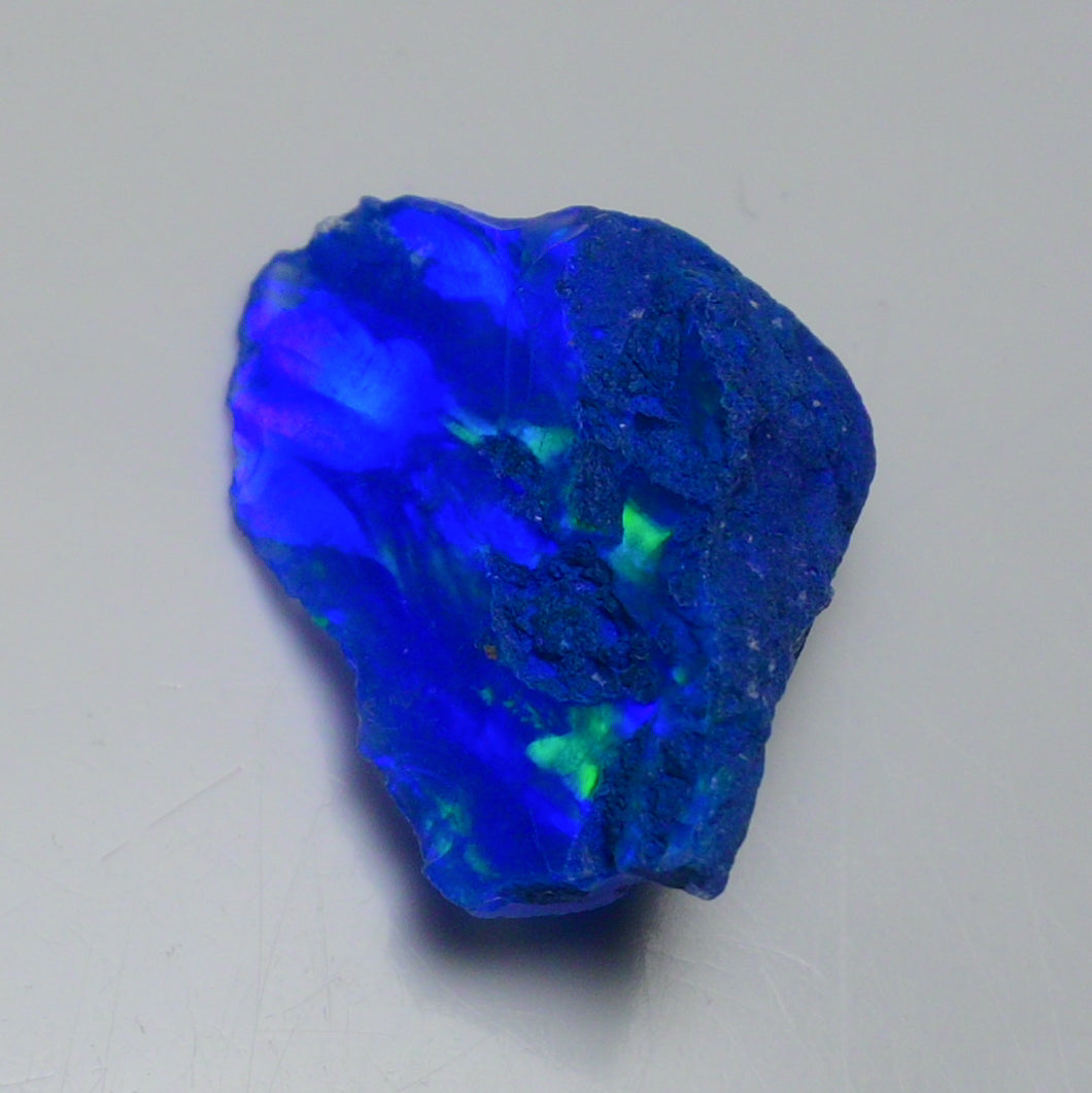 Rare Blue Opal 12.35 Carats | Natural Blue Ethiopian Opal Rough - Ready for Cutting & Jewelry!