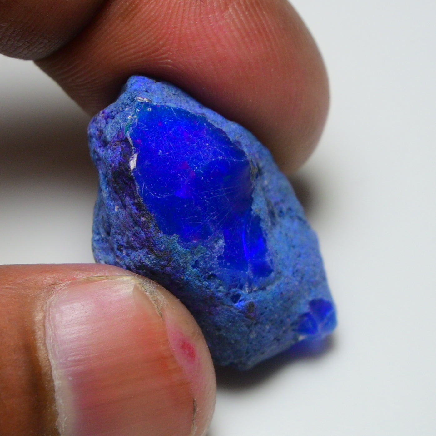 Rare Blue Opal 26.65 Carats | Natural Blue Ethiopian Opal Rough - Ready for Cutting & Jewelry!