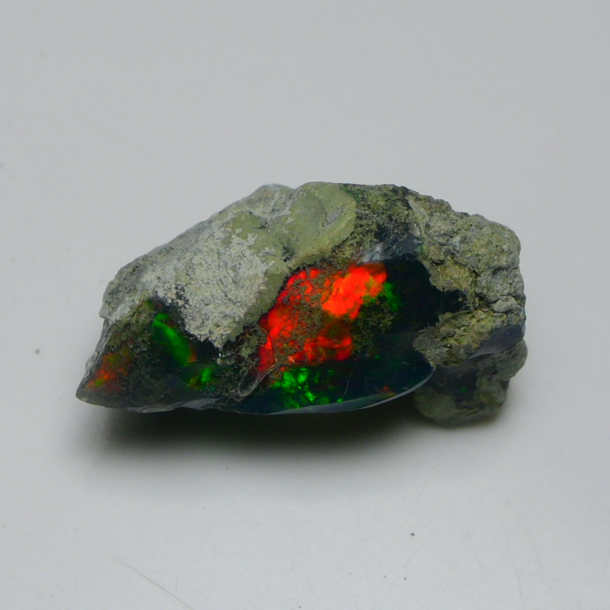 Rare Black Opal 12.90 Carats | Natural Black Ethiopian Opal Rough - Ready for Cutting & Jewelry!