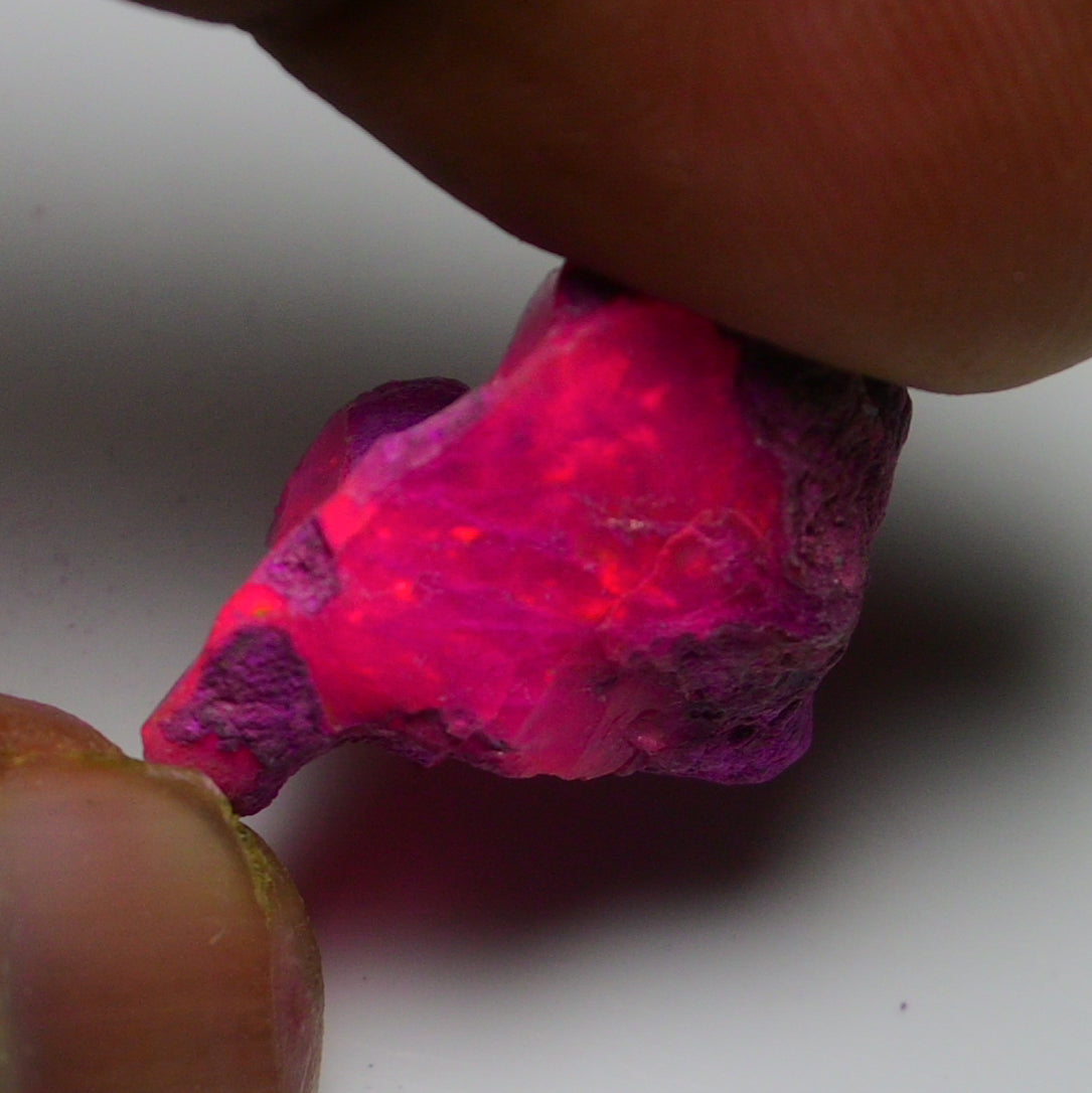 Rare Pink Opal 13.15 Carats | Natural Pink Ethiopian Opal Rough - Ready for Cutting & Jewelry!