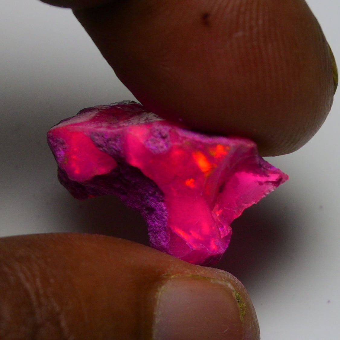 Rare Pink Opal 13.15 Carats | Natural Pink Ethiopian Opal Rough - Ready for Cutting & Jewelry!