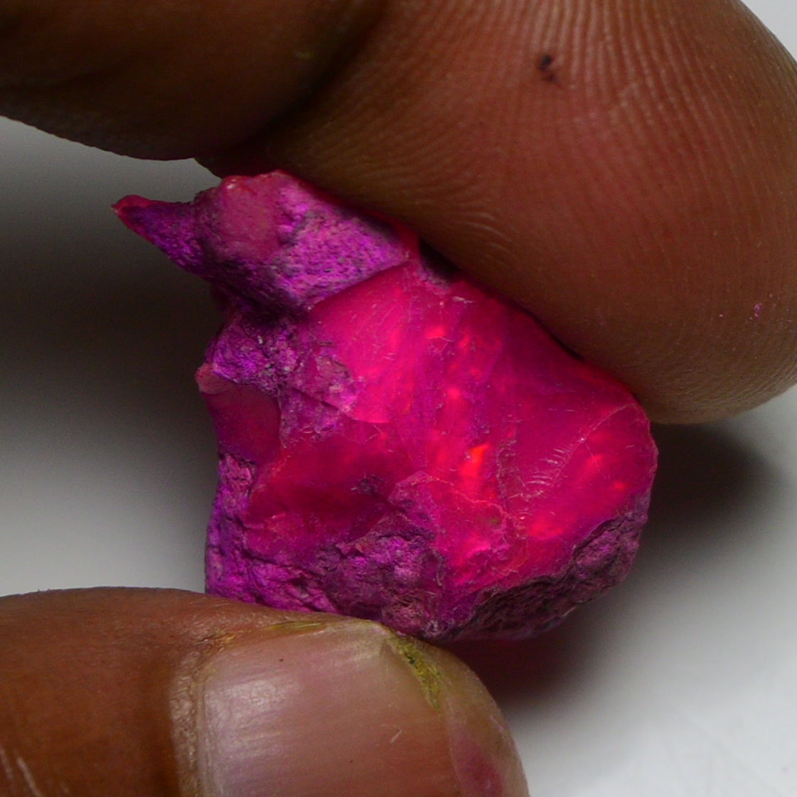 Rare Pink Opal 13.15 Carats | Natural Pink Ethiopian Opal Rough - Ready for Cutting & Jewelry!