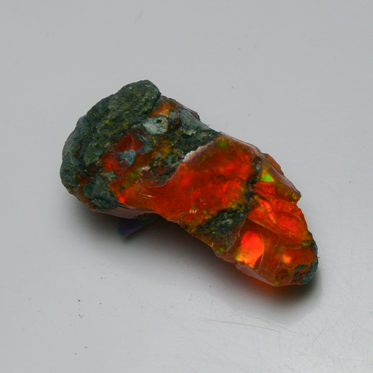 Rare Orange Opal 13.50 Carats | Natural Orange Ethiopian Opal Rough - Ready for Cutting & Jewelry!