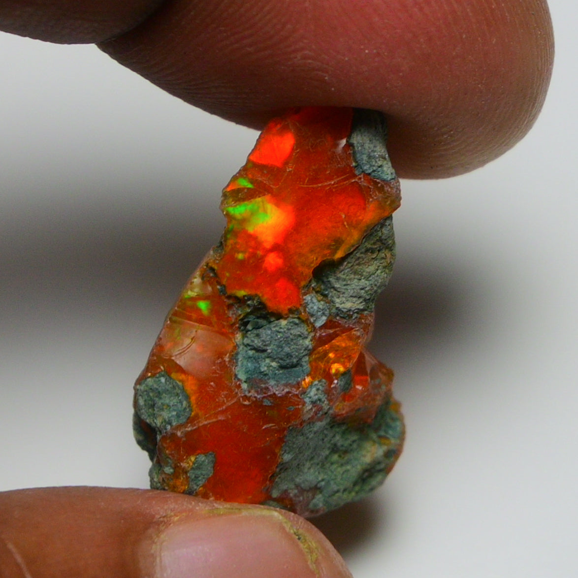 Rare Orange Opal 13.50 Carats | Natural Orange Ethiopian Opal Rough - Ready for Cutting & Jewelry!
