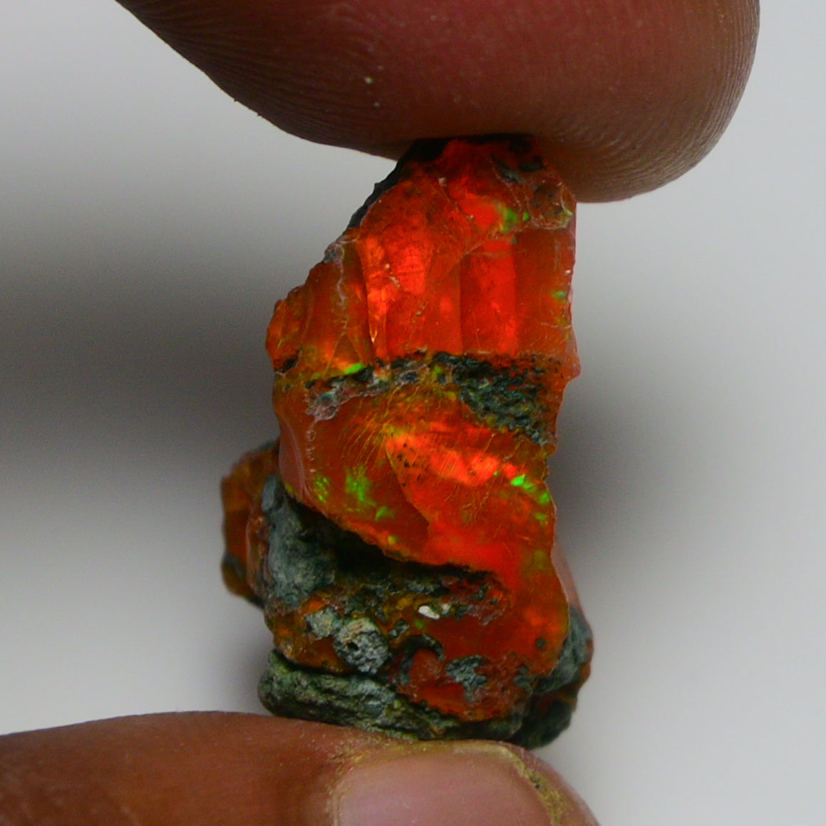 Rare Orange Opal 13.50 Carats | Natural Orange Ethiopian Opal Rough - Ready for Cutting & Jewelry!