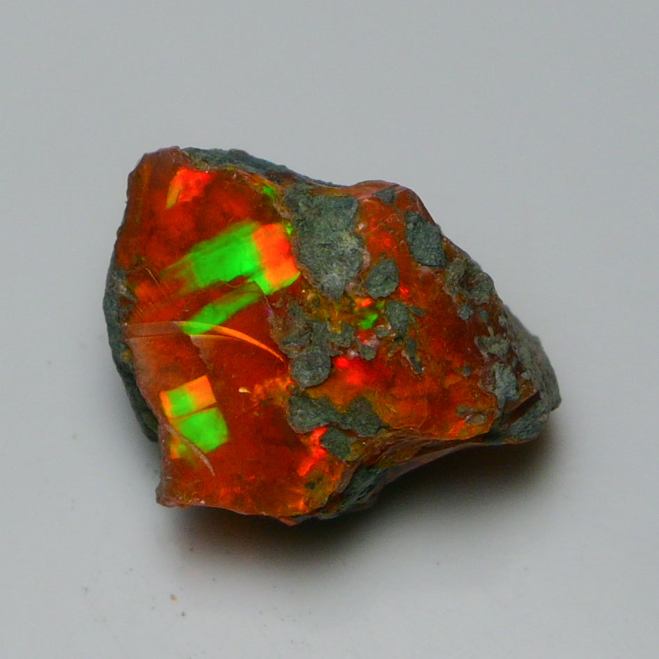 Rare Orange Opal 15.00 Carats | Natural Orange Ethiopian Opal Rough - Ready for Cutting & Jewelry!
