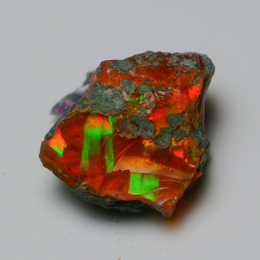 Rare Orange Opal 15.00 Carats | Natural Orange Ethiopian Opal Rough - Ready for Cutting & Jewelry!