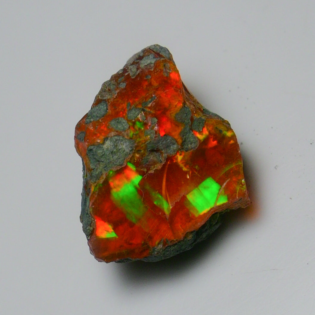 Rare Orange Opal 15.00 Carats | Natural Orange Ethiopian Opal Rough - Ready for Cutting & Jewelry!