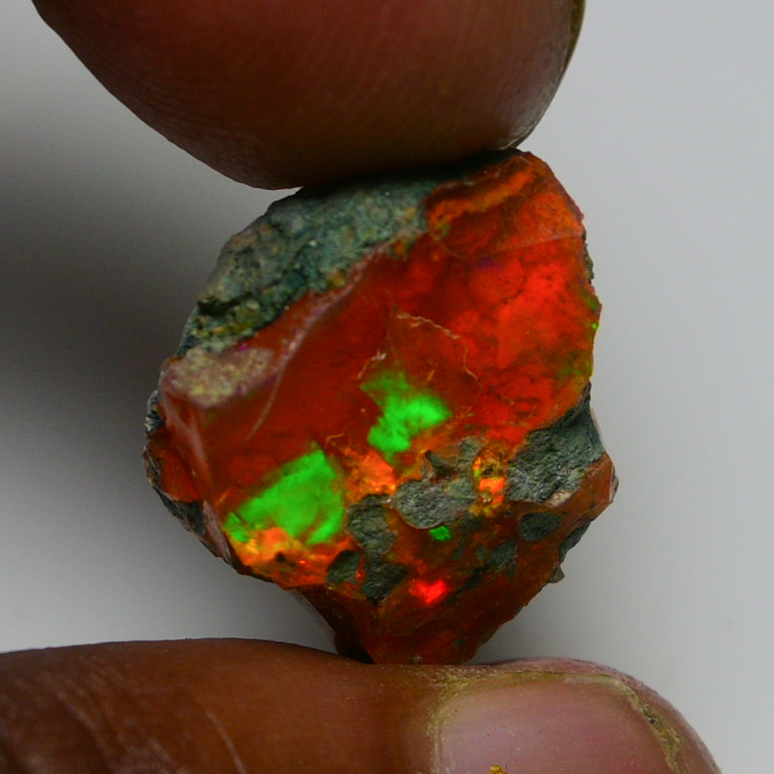 Rare Orange Opal 15.00 Carats | Natural Orange Ethiopian Opal Rough - Ready for Cutting & Jewelry!