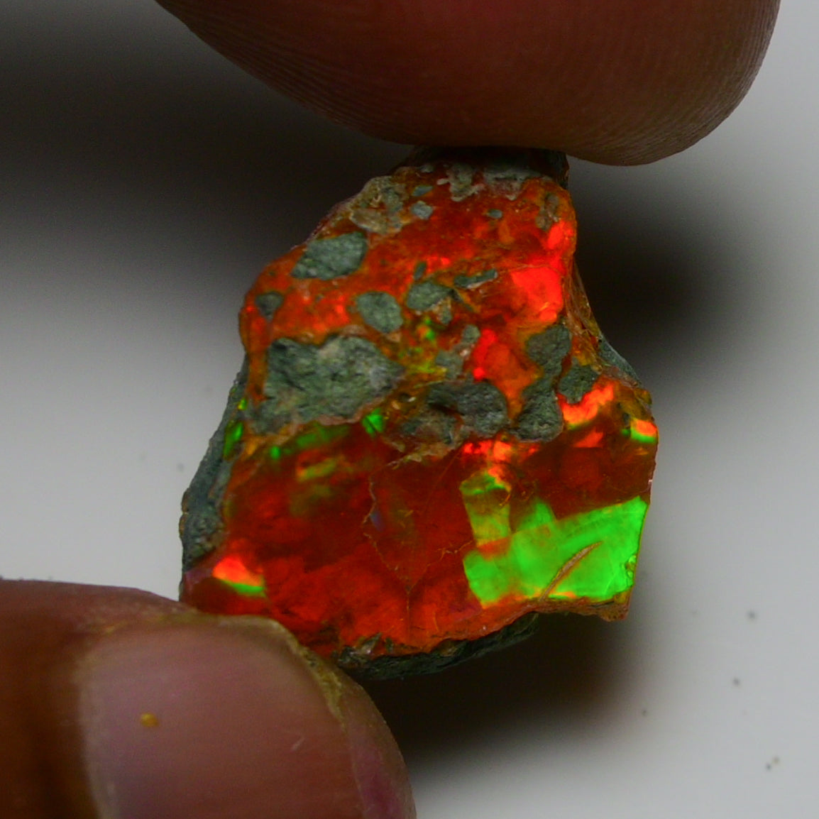 Rare Orange Opal 15.00 Carats | Natural Orange Ethiopian Opal Rough - Ready for Cutting & Jewelry!