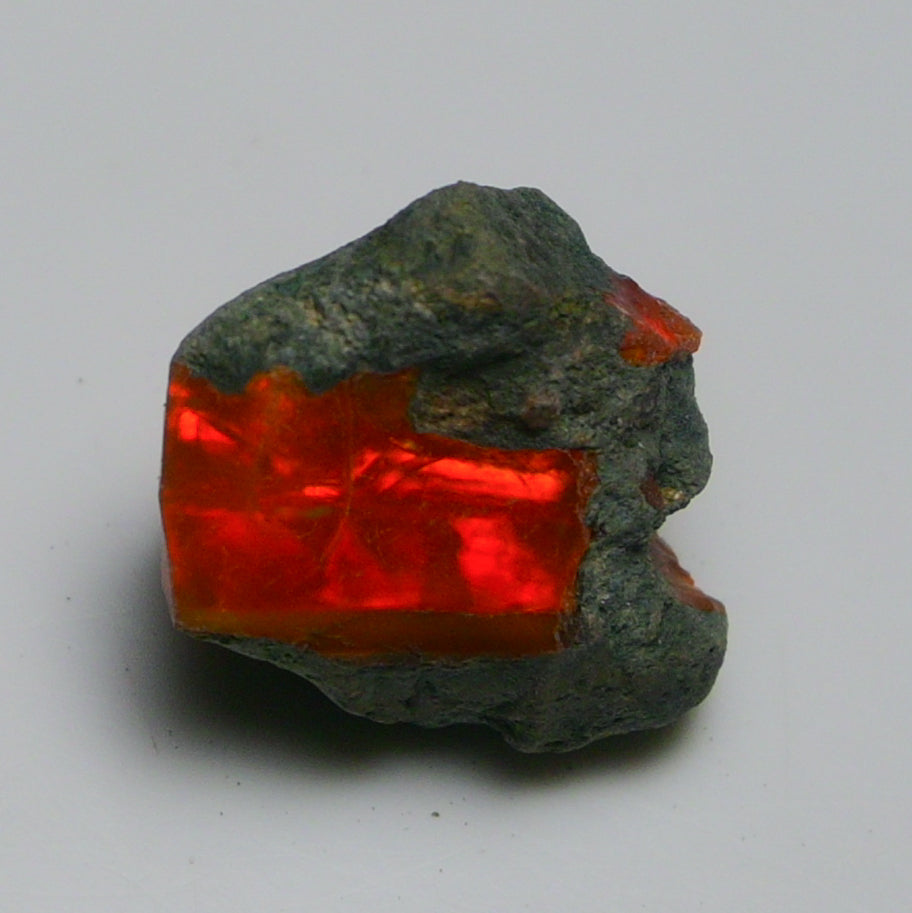 Rare Orange Opal 9.60 Carats | Natural Orange Ethiopian Opal Rough - Ready for Cutting & Jewelry!