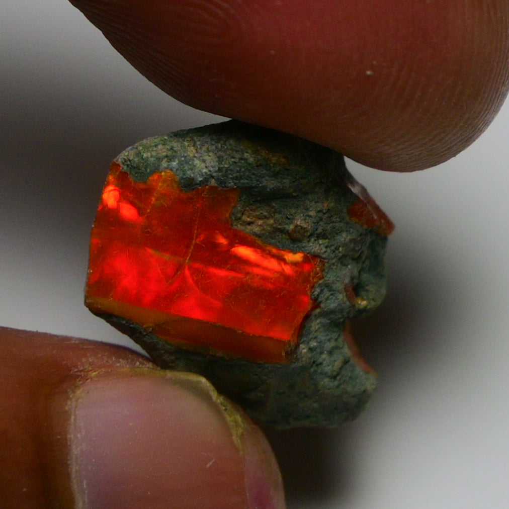 Rare Orange Opal 9.60 Carats | Natural Orange Ethiopian Opal Rough - Ready for Cutting & Jewelry!