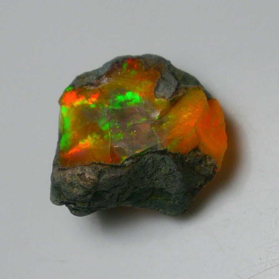 Rare Orange Opal 11.00 Carats | Natural Orange Ethiopian Opal Rough - Ready for Cutting & Jewelry!