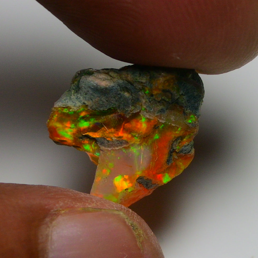 Rare Orange Opal 5.90 Carats | Natural Orange Ethiopian Opal Rough - Ready for Cutting & Jewelry!