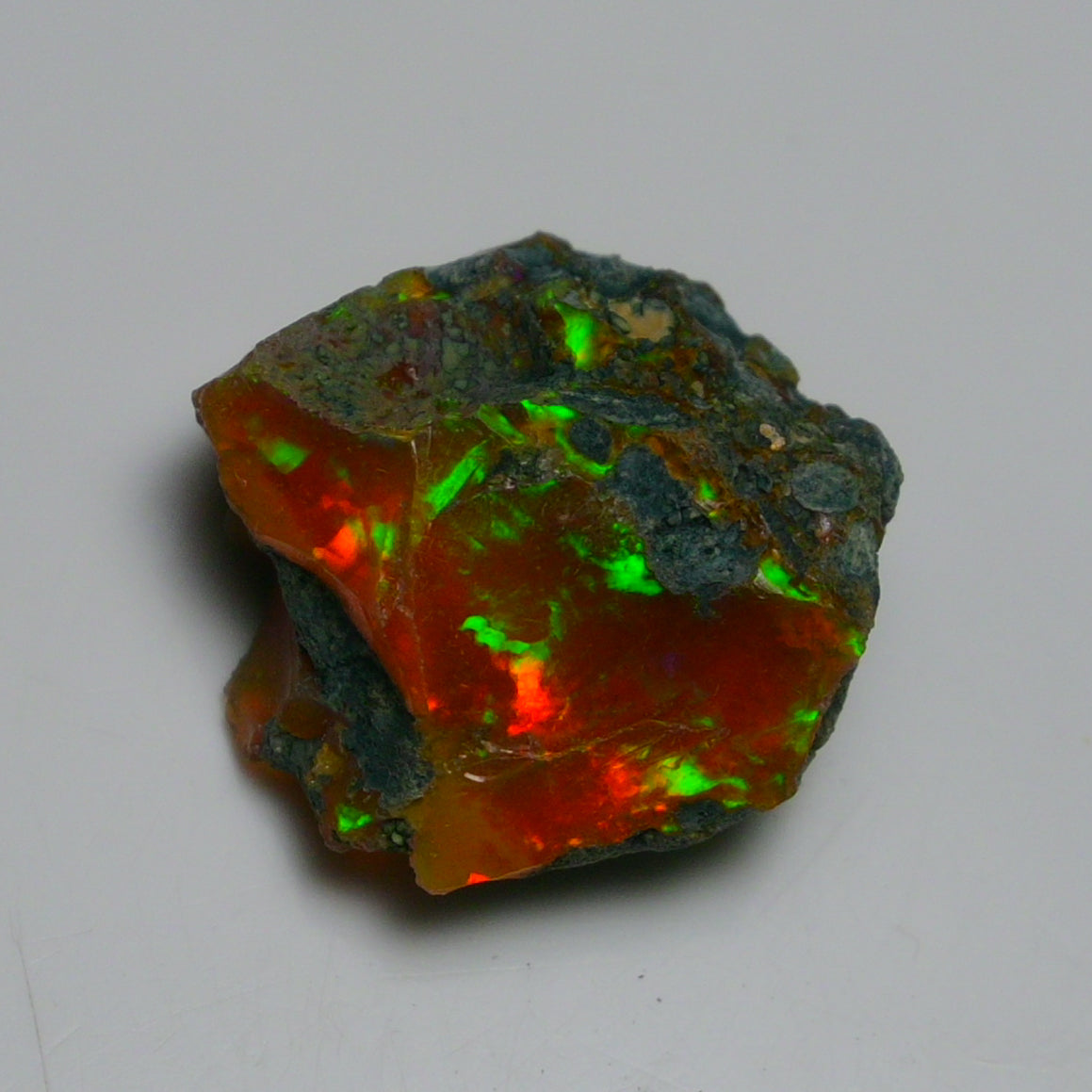 Rare Orange Opal 14.80 Carats | Natural Orange Ethiopian Opal Rough - Ready for Cutting & Jewelry!