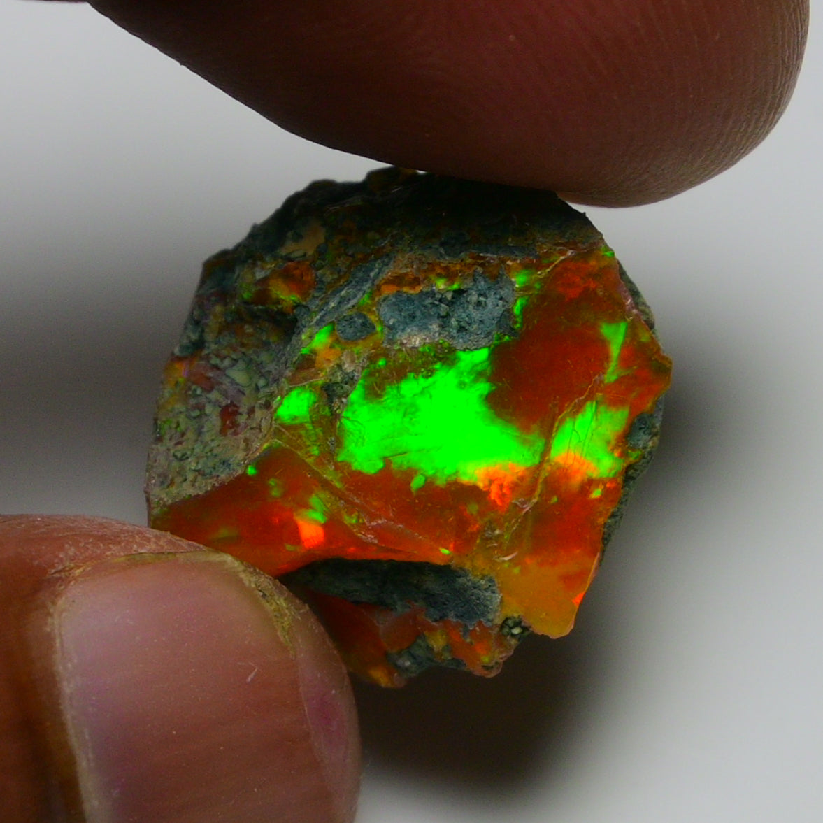 Rare Orange Opal 14.80 Carats | Natural Orange Ethiopian Opal Rough - Ready for Cutting & Jewelry!