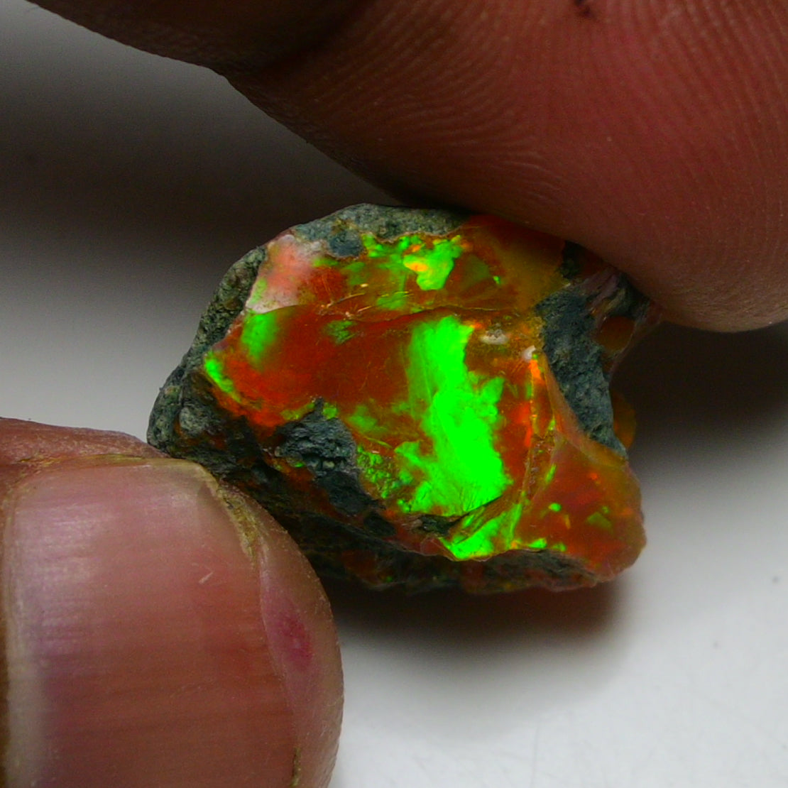 Rare Orange Opal 14.80 Carats | Natural Orange Ethiopian Opal Rough - Ready for Cutting & Jewelry!