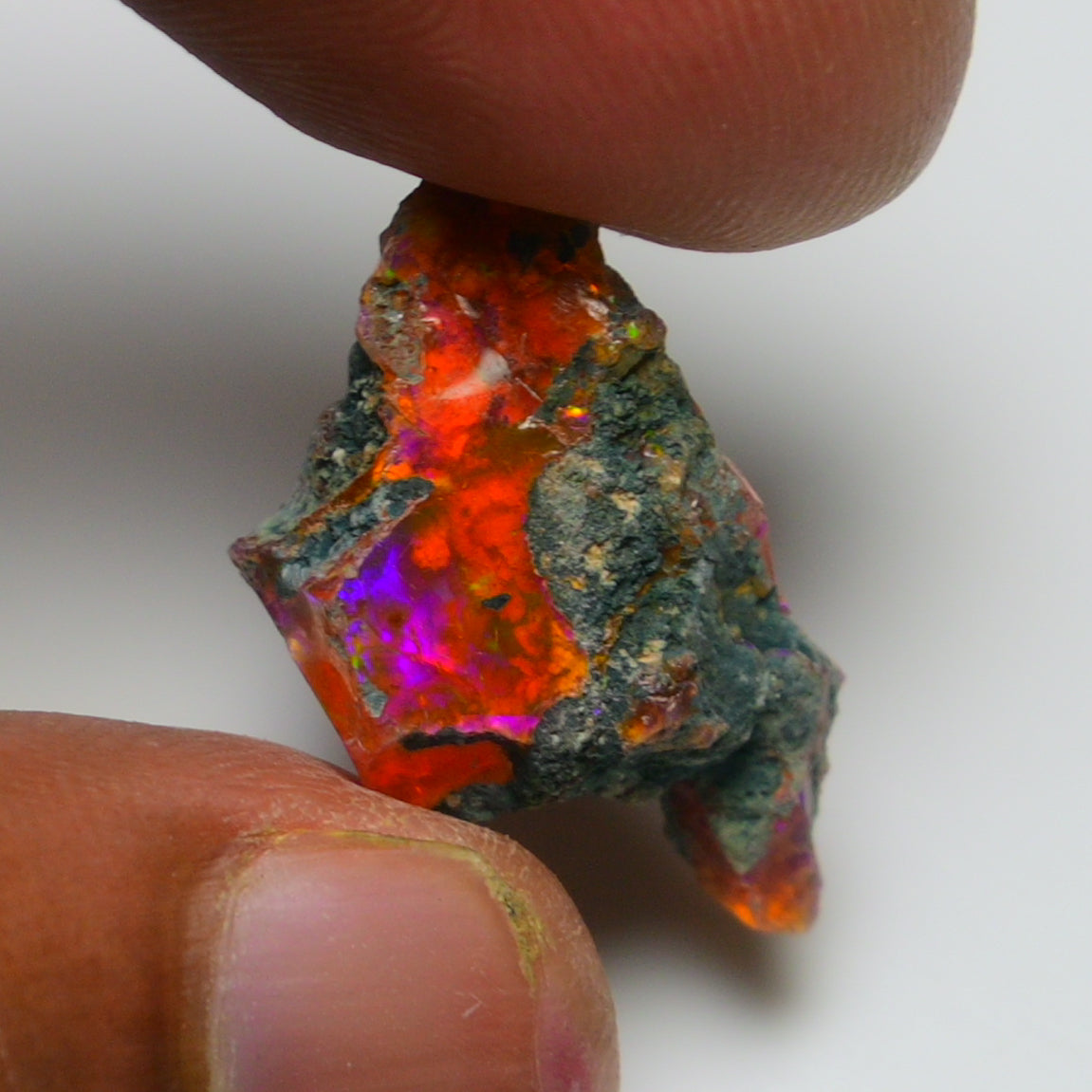 Rare Orange Opal 10.10 Carats | Natural Orange Ethiopian Opal Rough - Ready for Cutting & Jewelry!
