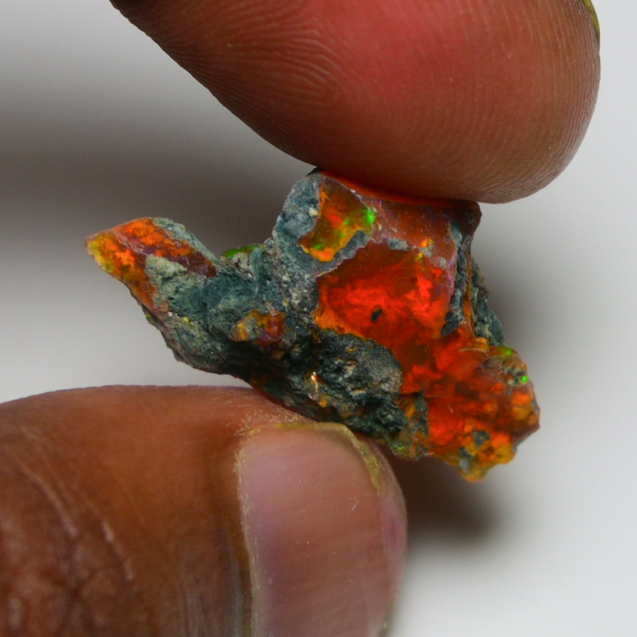 Rare Orange Opal 10.10 Carats | Natural Orange Ethiopian Opal Rough - Ready for Cutting & Jewelry!