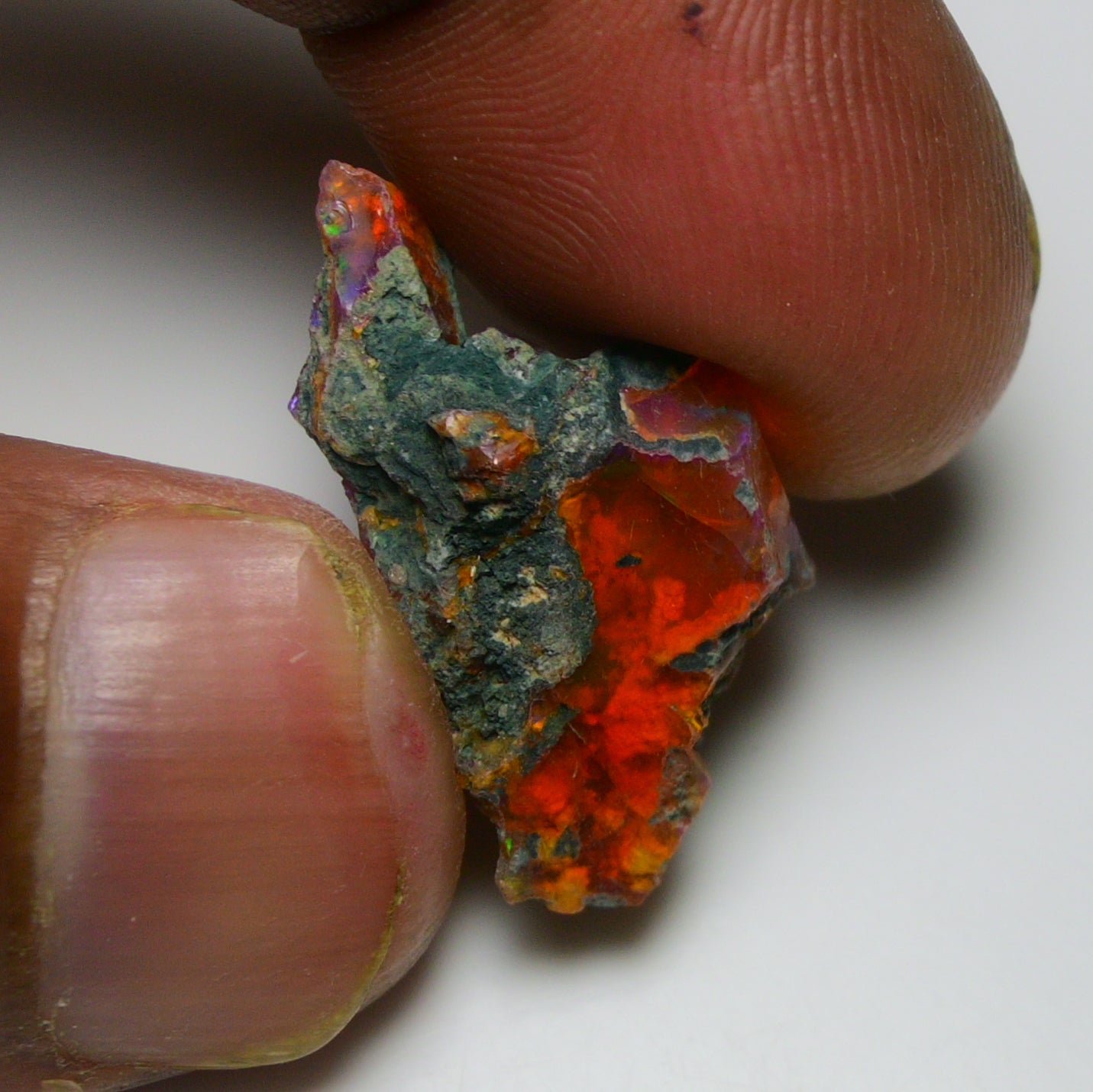 Rare Orange Opal 10.10 Carats | Natural Orange Ethiopian Opal Rough - Ready for Cutting & Jewelry!