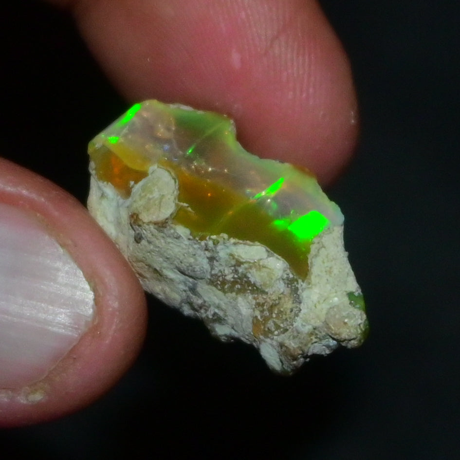 White Opal 23.90 Carats | Natural White Ethiopian Opal Rough - Ready for Cutting & Jewelry!