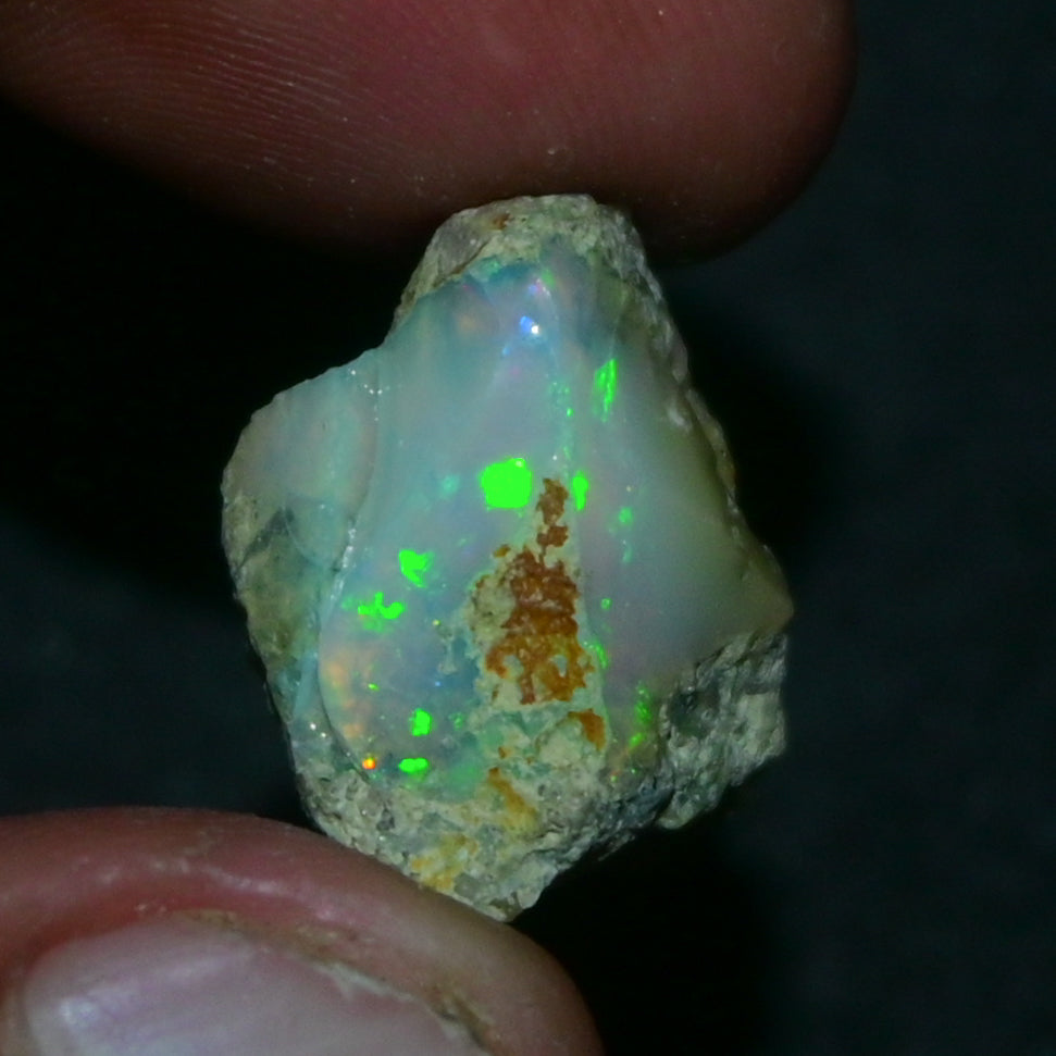 White Opal 20.55 Carats | Natural White Ethiopian Opal Rough - Ready for Cutting & Jewelry!