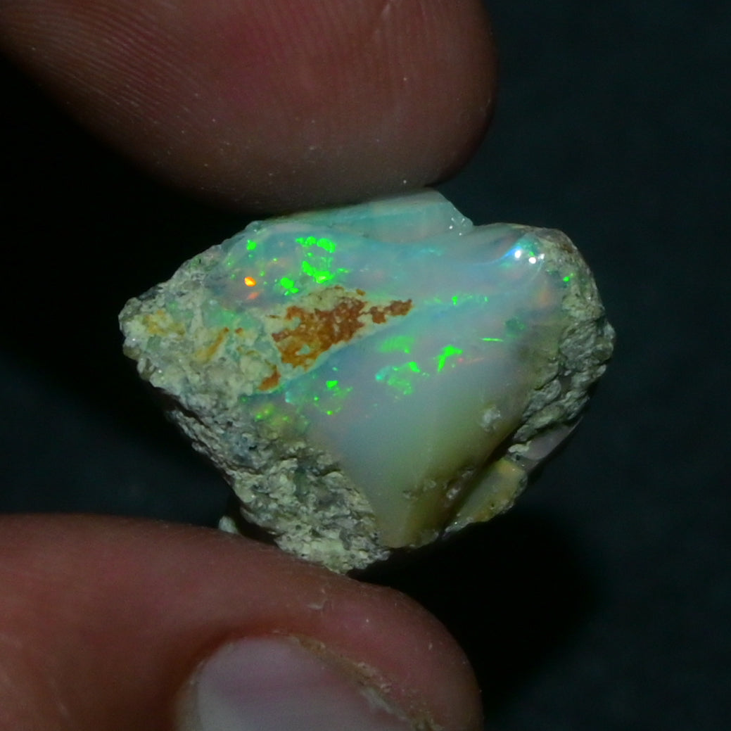White Opal 20.55 Carats | Natural White Ethiopian Opal Rough - Ready for Cutting & Jewelry!