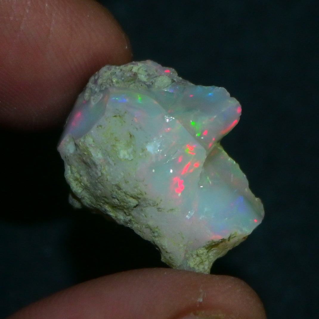 White Opal 22.90 Carats | Natural White Ethiopian Opal Rough - Ready for Cutting & Jewelry!
