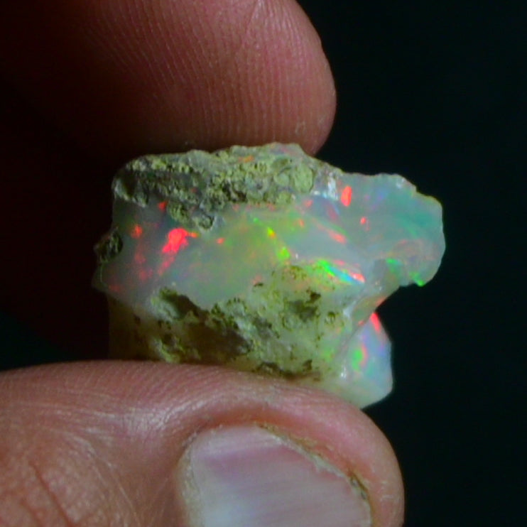 White Opal 22.90 Carats | Natural White Ethiopian Opal Rough - Ready for Cutting & Jewelry!