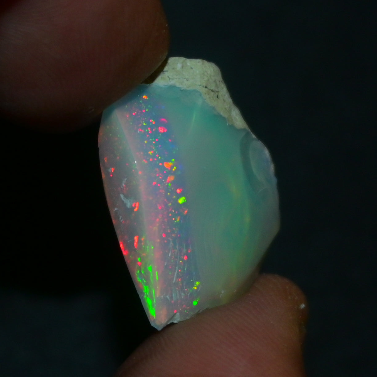 White Opal 16.20 Carats | Natural White Ethiopian Opal Rough - Ready for Cutting & Jewelry!