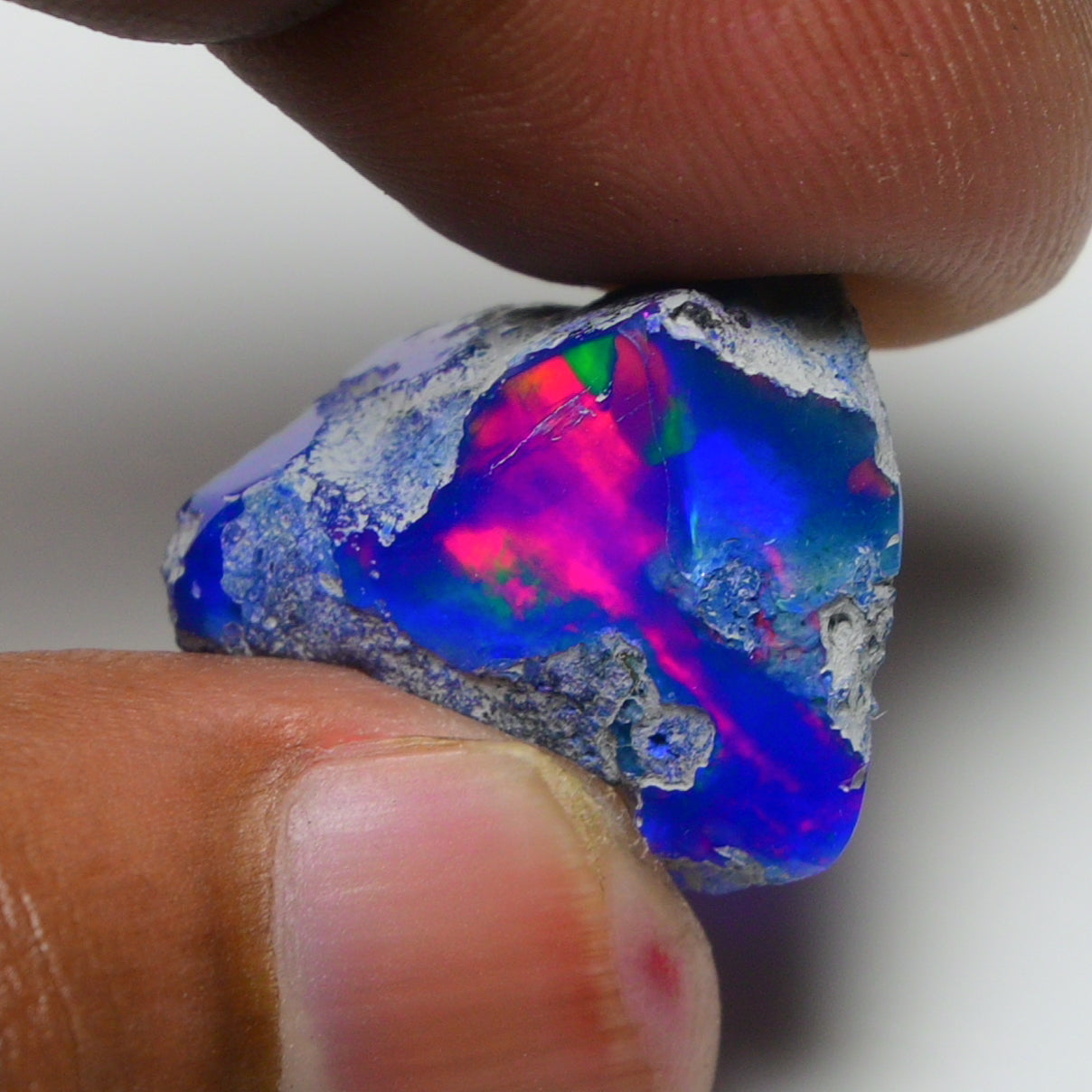 Rare Blue Opal 13.50 Carats | Natural Blue Ethiopian Opal Rough - Ready for Cutting & Jewelry!
