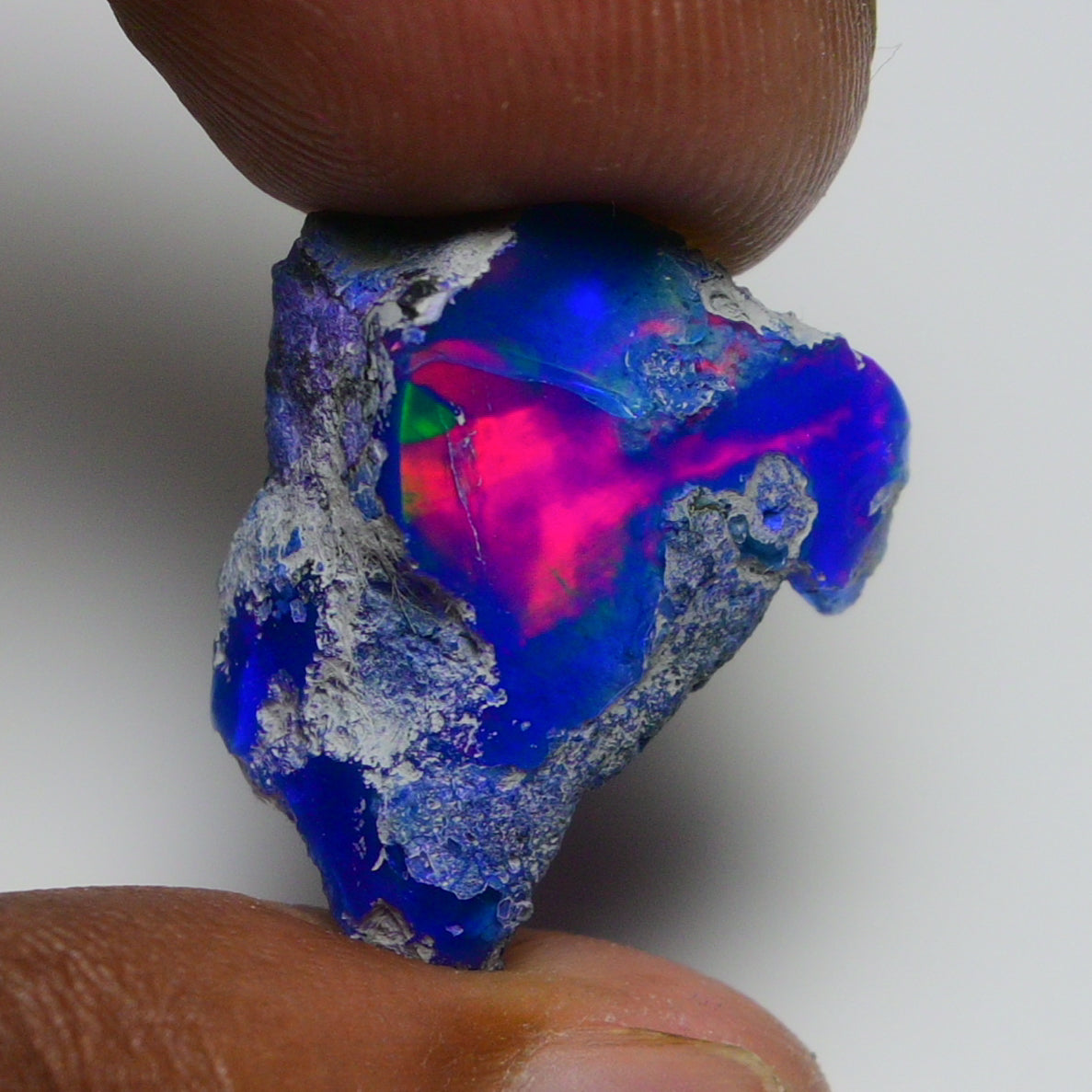 Rare Blue Opal 13.50 Carats | Natural Blue Ethiopian Opal Rough - Ready for Cutting & Jewelry!