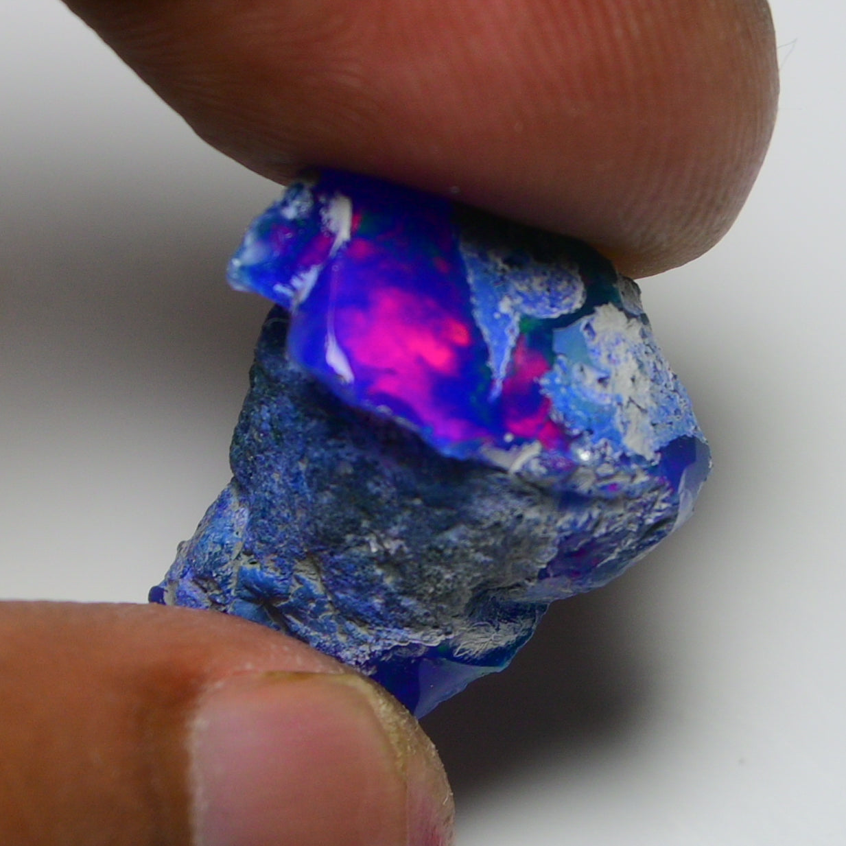 Rare Blue Opal 13.50 Carats | Natural Blue Ethiopian Opal Rough - Ready for Cutting & Jewelry!
