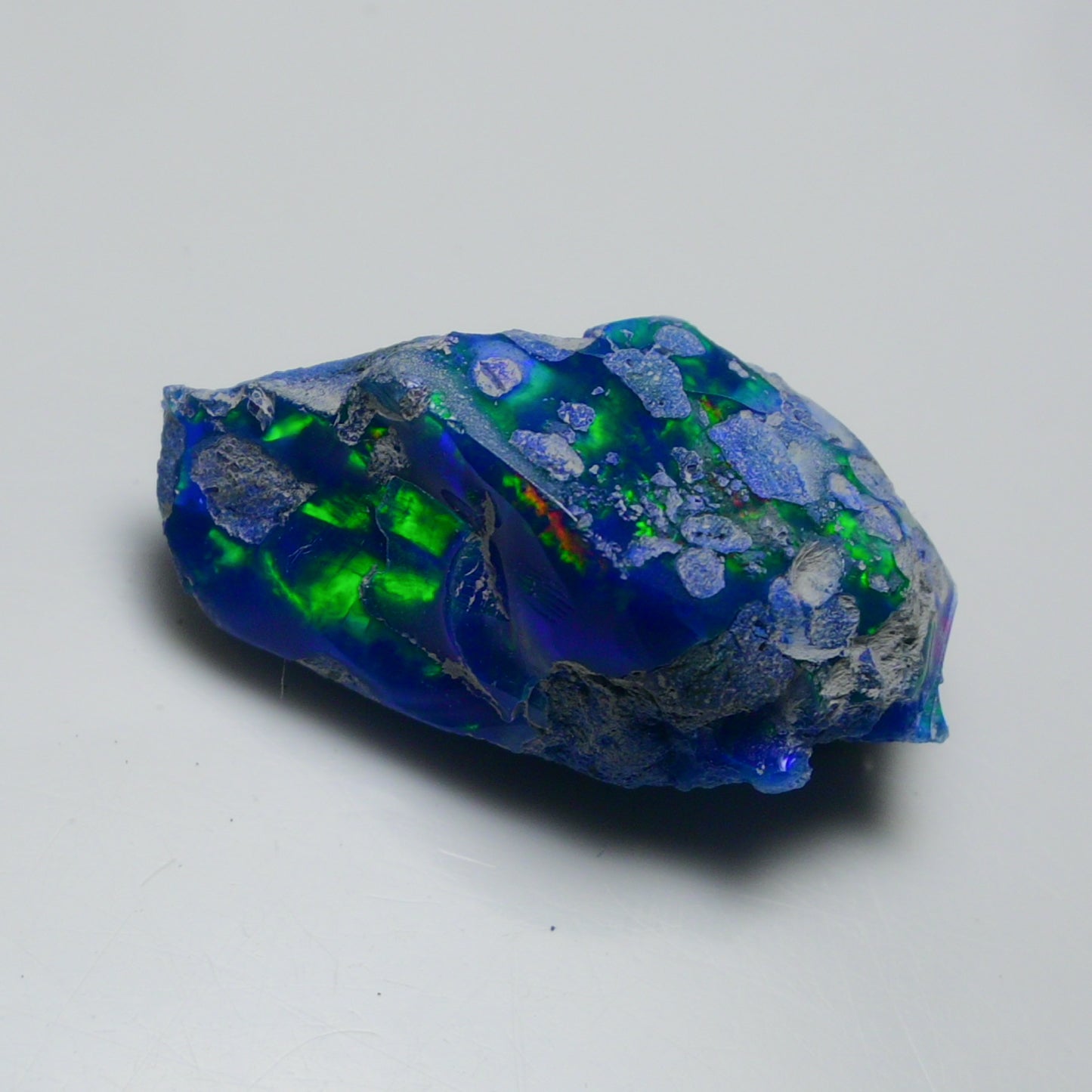 Rare Blue Opal 19.30 Carats | Natural Blue Ethiopian Opal Rough - Ready for Cutting & Jewelry!