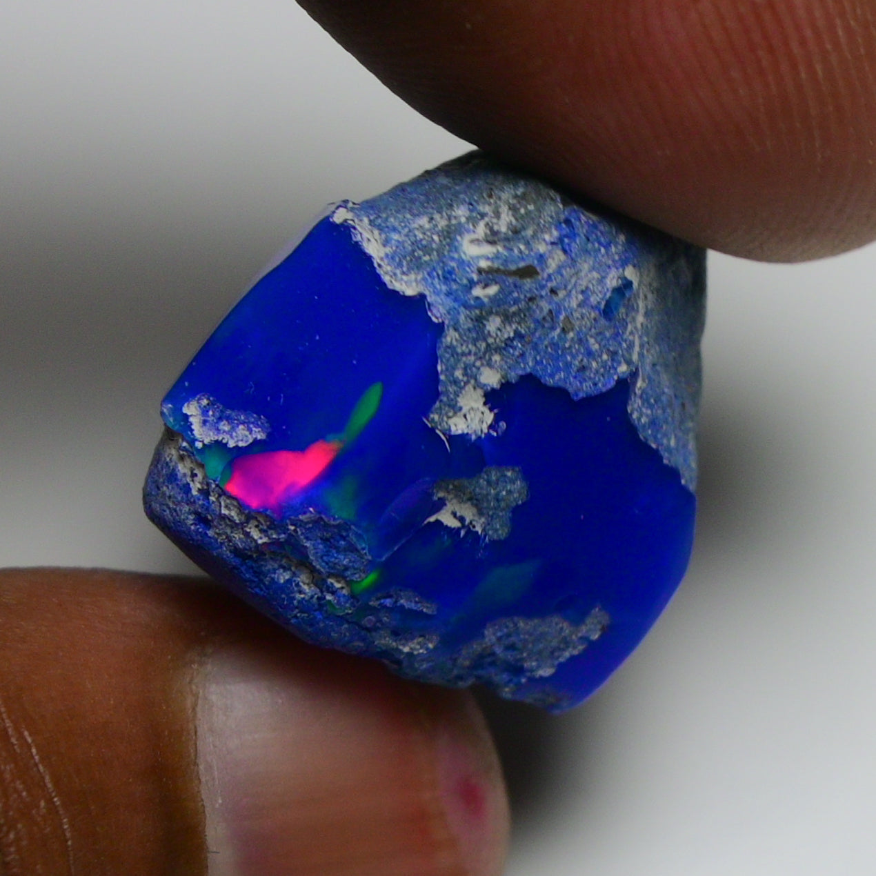 Rare Blue Opal 32.10 Carats | Natural Blue Ethiopian Opal Rough - Ready for Cutting & Jewelry!