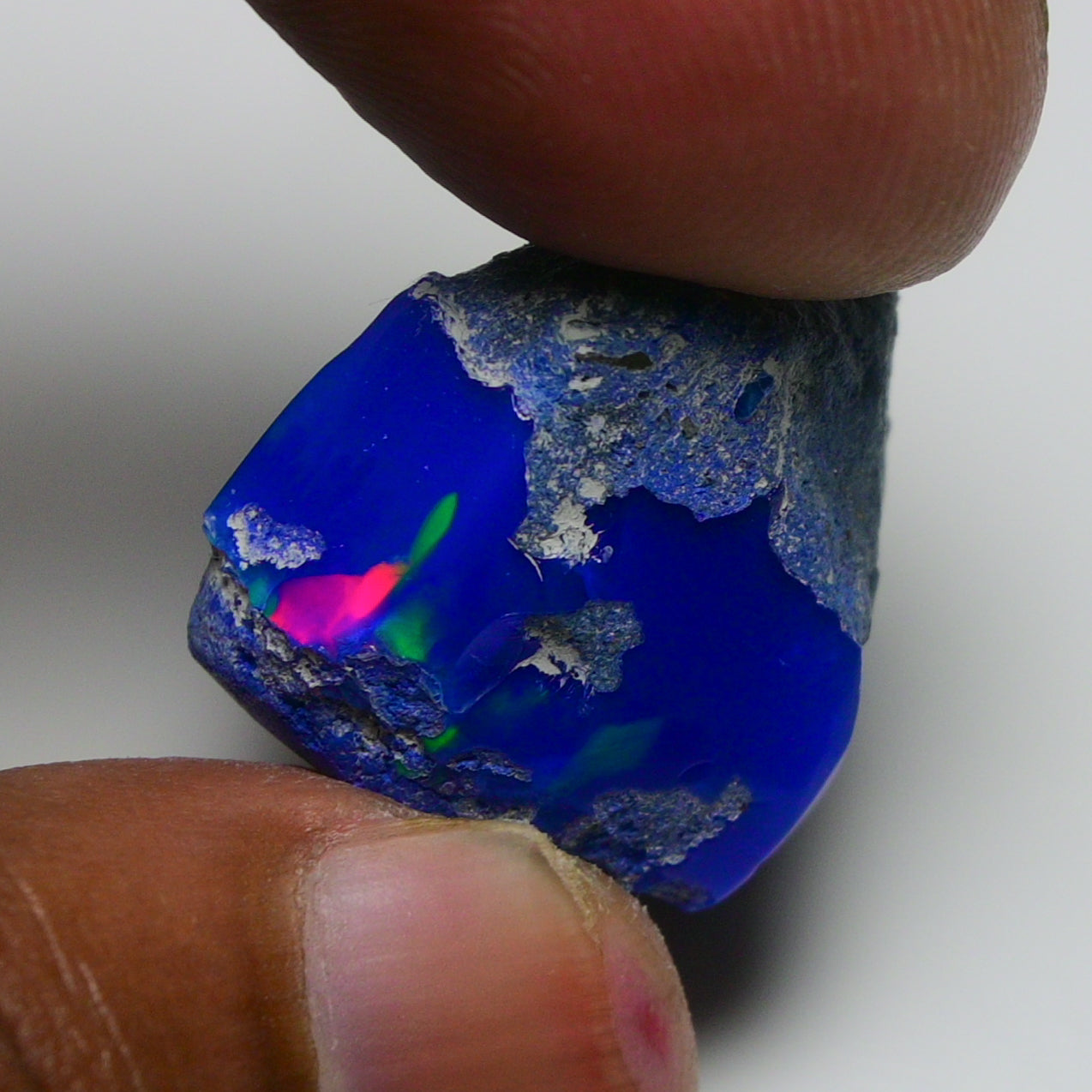 Rare Blue Opal 32.10 Carats | Natural Blue Ethiopian Opal Rough - Ready for Cutting & Jewelry!