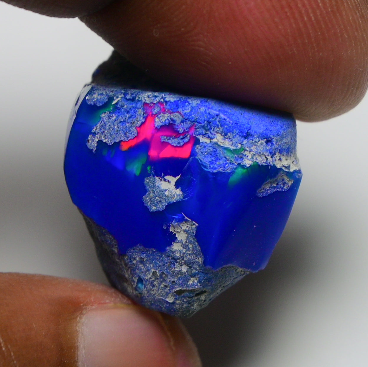Rare Blue Opal 32.10 Carats | Natural Blue Ethiopian Opal Rough - Ready for Cutting & Jewelry!