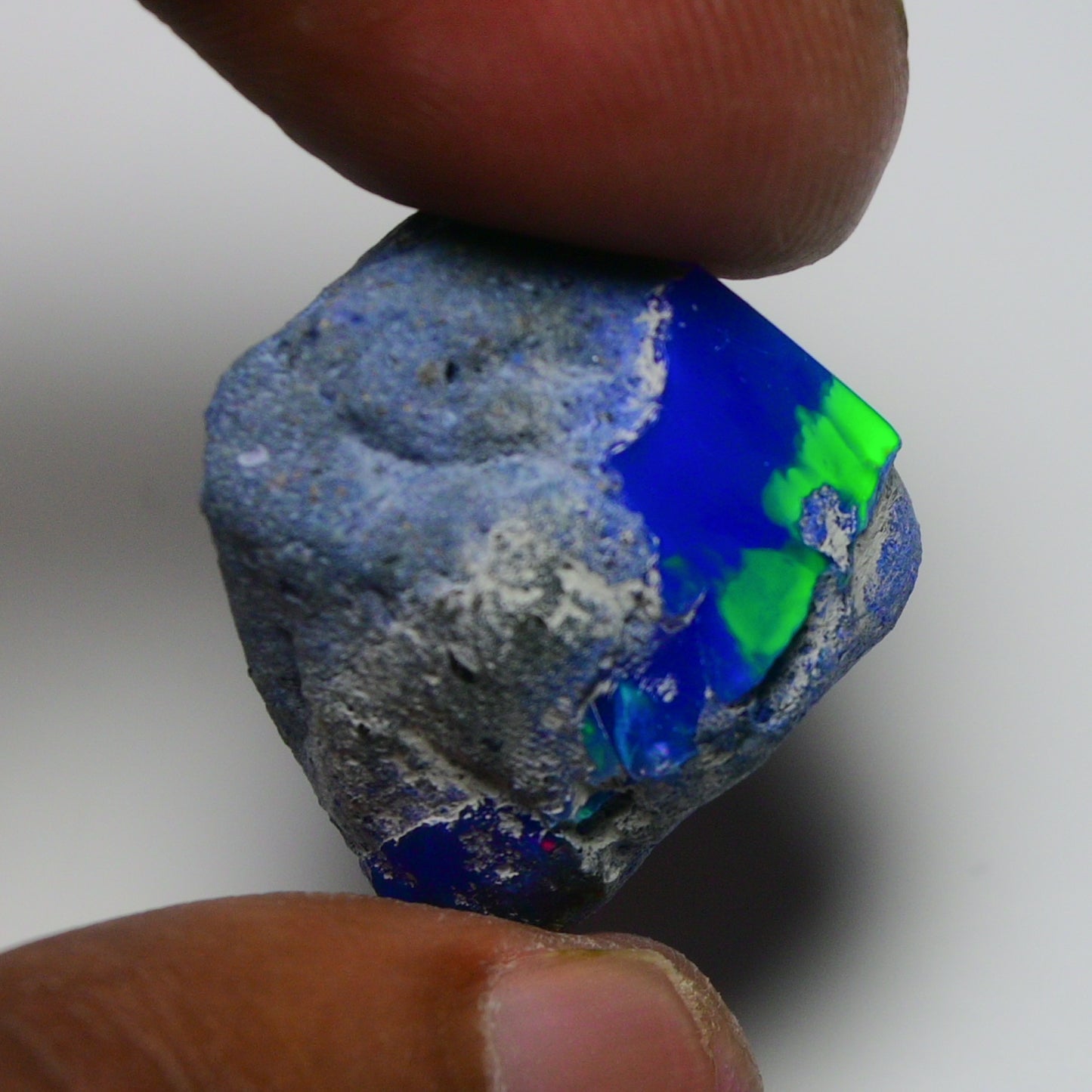 Rare Blue Opal 32.10 Carats | Natural Blue Ethiopian Opal Rough - Ready for Cutting & Jewelry!
