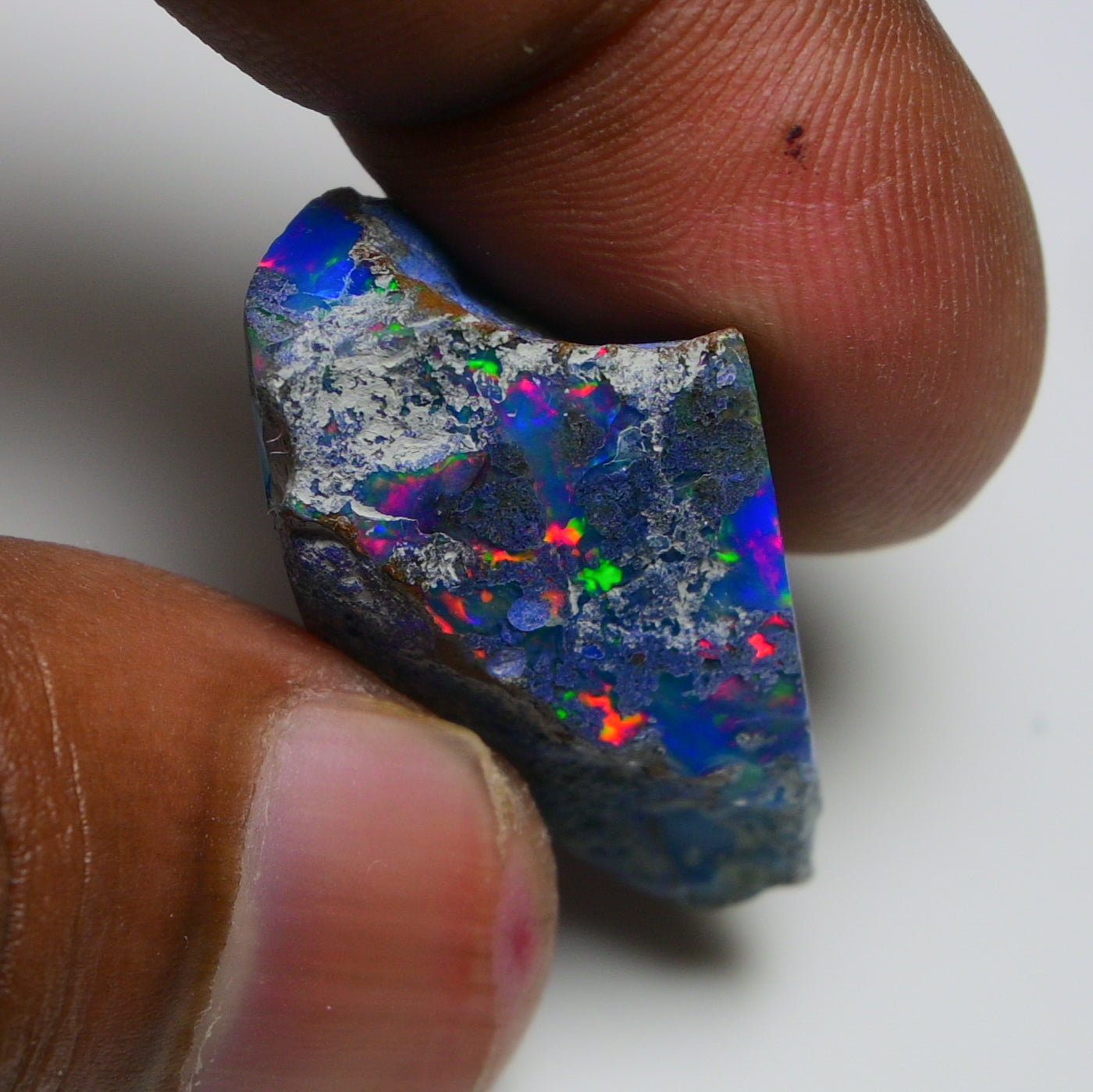 Rare Blue Opal 24.00 Carats | Natural Blue Ethiopian Opal Rough - Ready for Cutting & Jewelry!