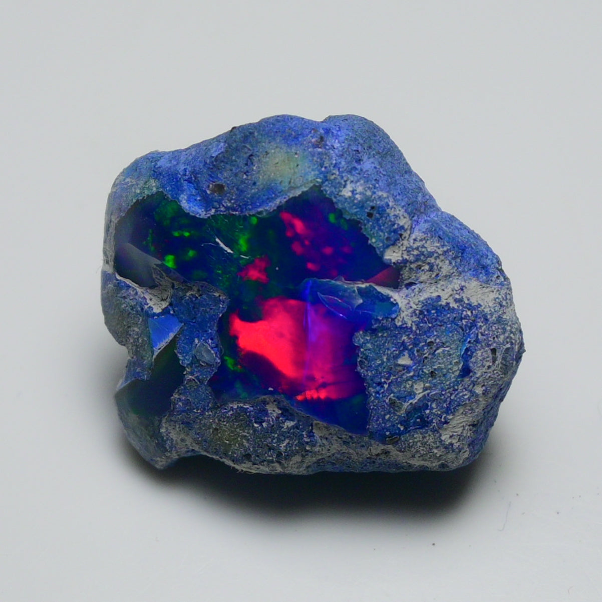 Rare Blue Opal 26.60 Carats | Natural Blue Ethiopian Opal Rough - Ready for Cutting & Jewelry!