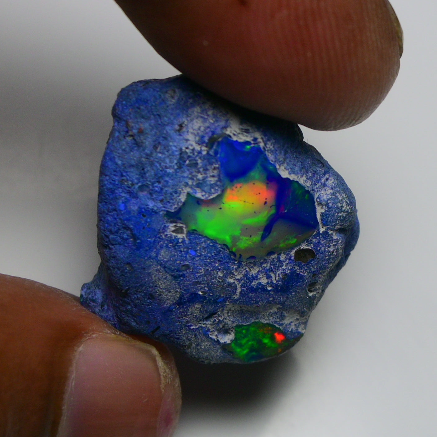 Rare Blue Opal 26.60 Carats | Natural Blue Ethiopian Opal Rough - Ready for Cutting & Jewelry!